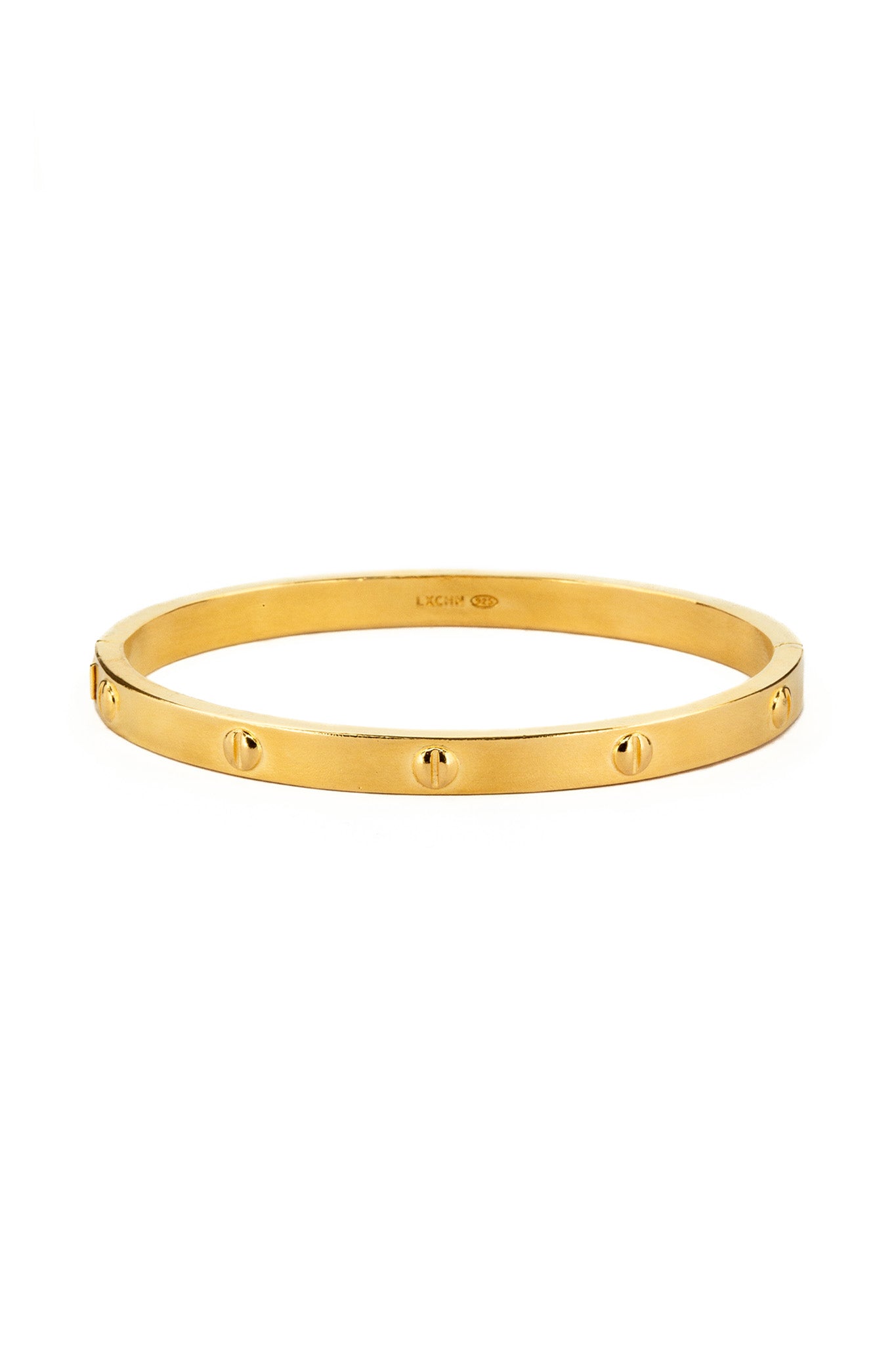 Industrial Cuff Bracelet | Gold