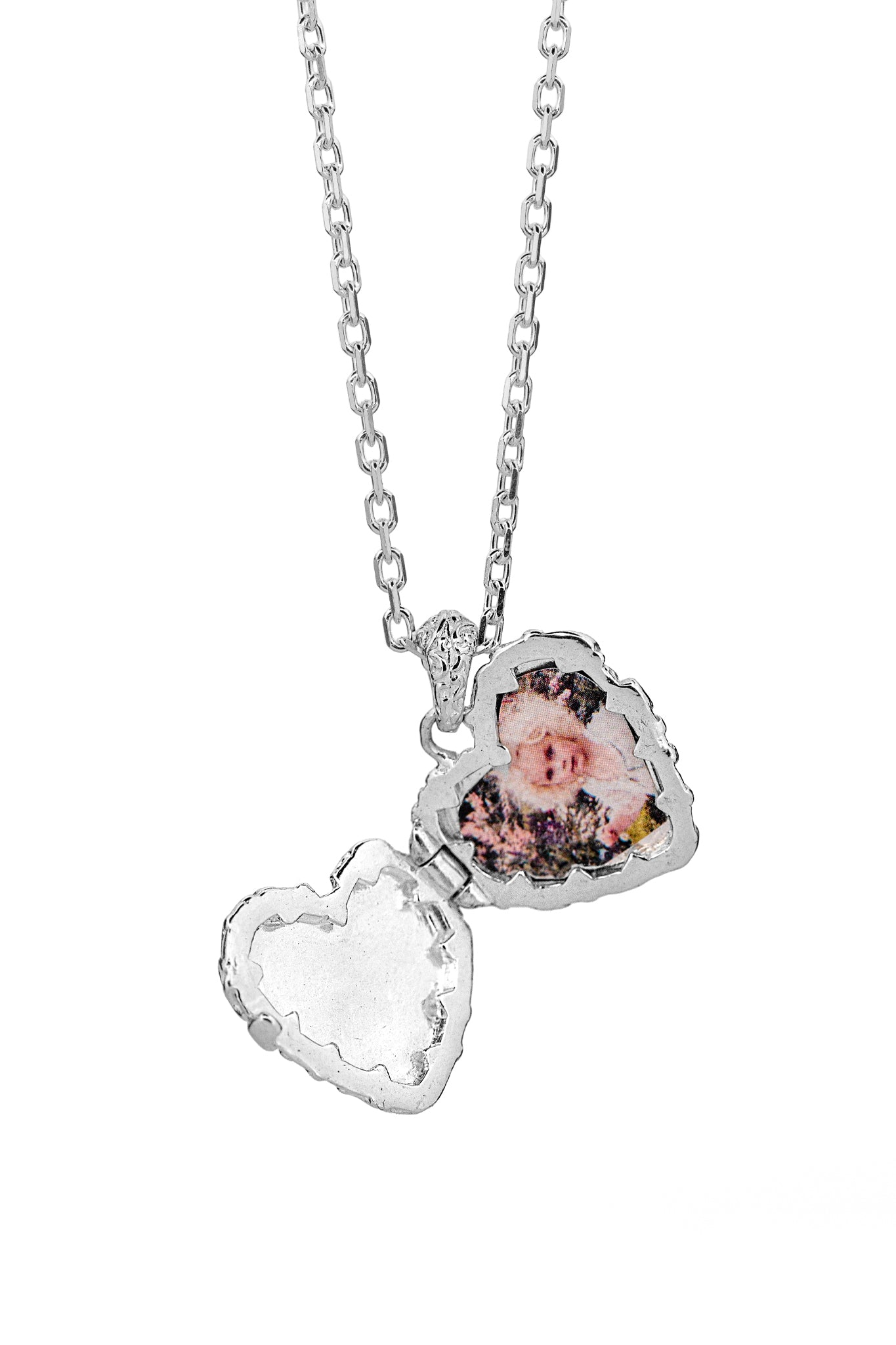 Stitched Heart Locket