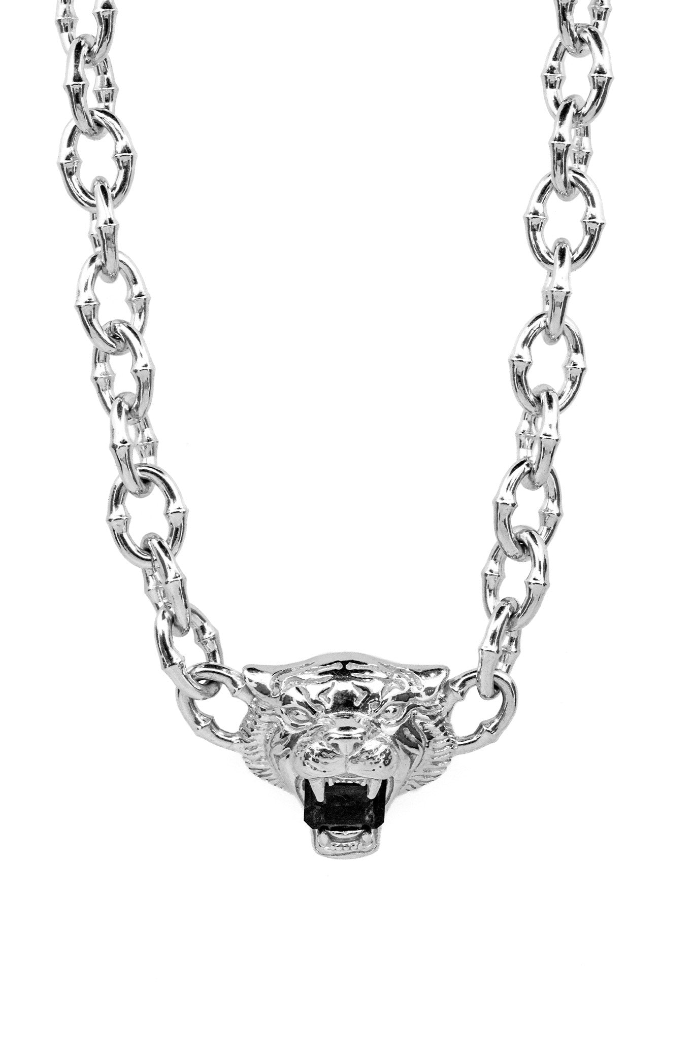 Love Kills Necklace - Black Zircon