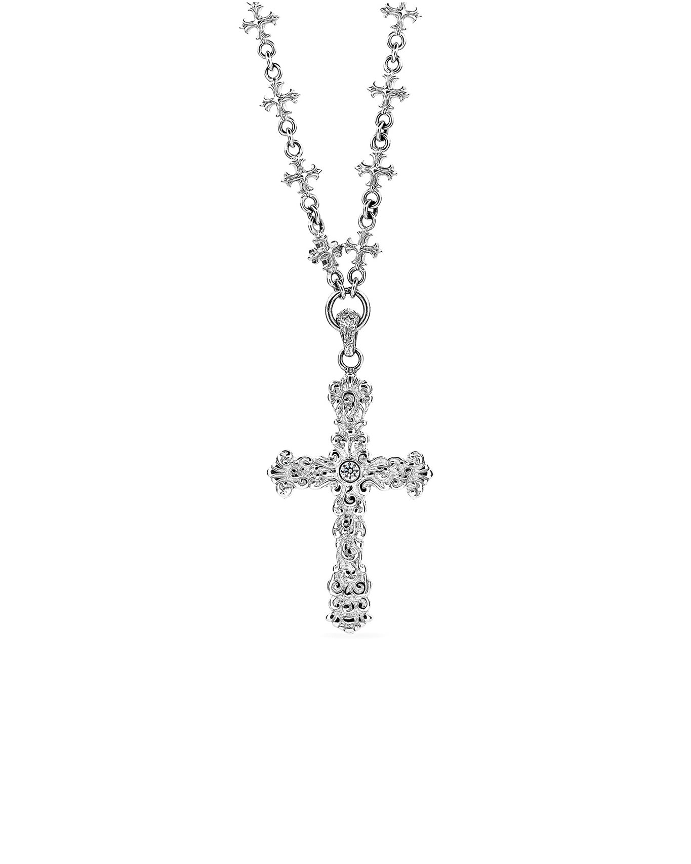Baroque Cross Necklace – Lox & Chain