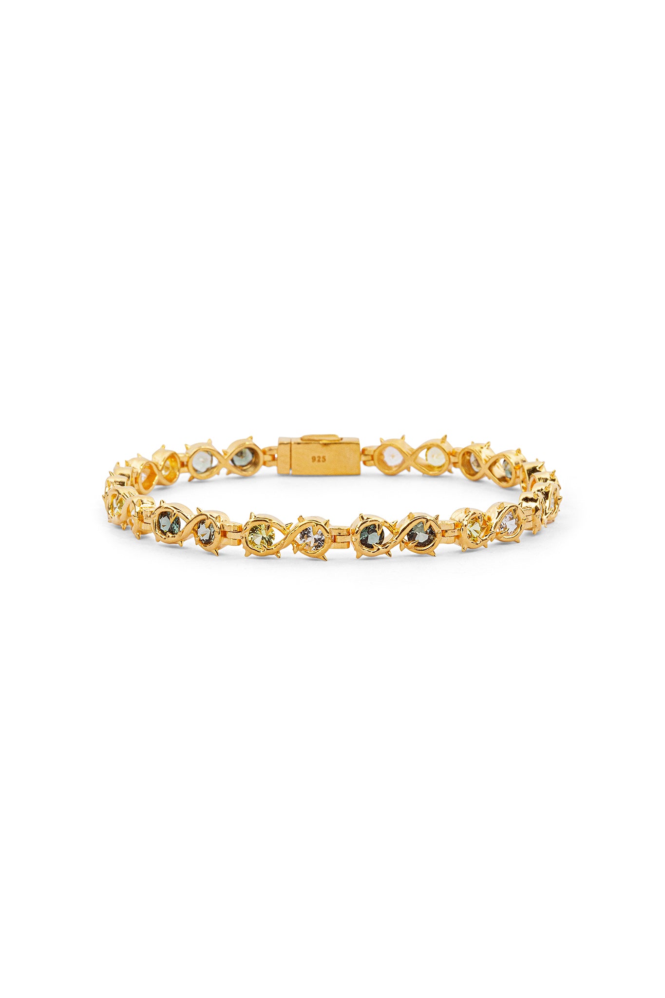 Needles Bracelet - Moss | Gold