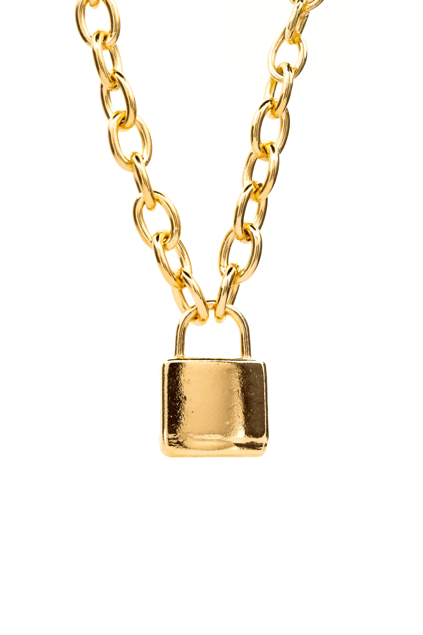 Chain Necklace Choker With Lock And Key Lock And Key Chain