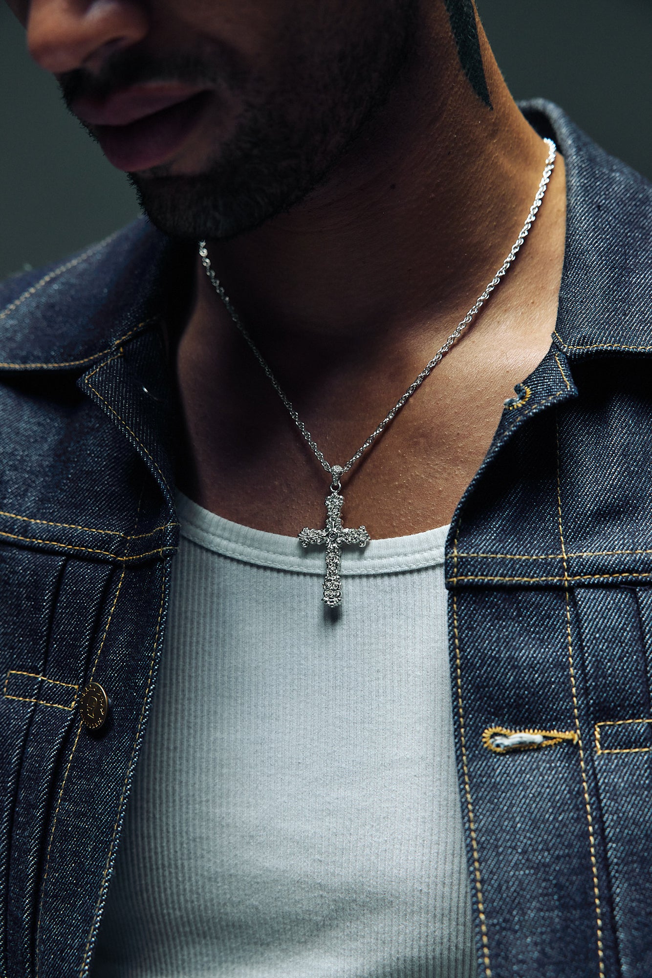 Baroque Cross - Rope Chain