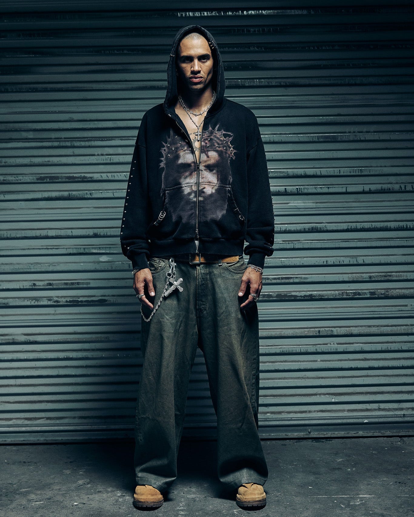 Jesus Double-Zip Hoodie – Lox & Chain