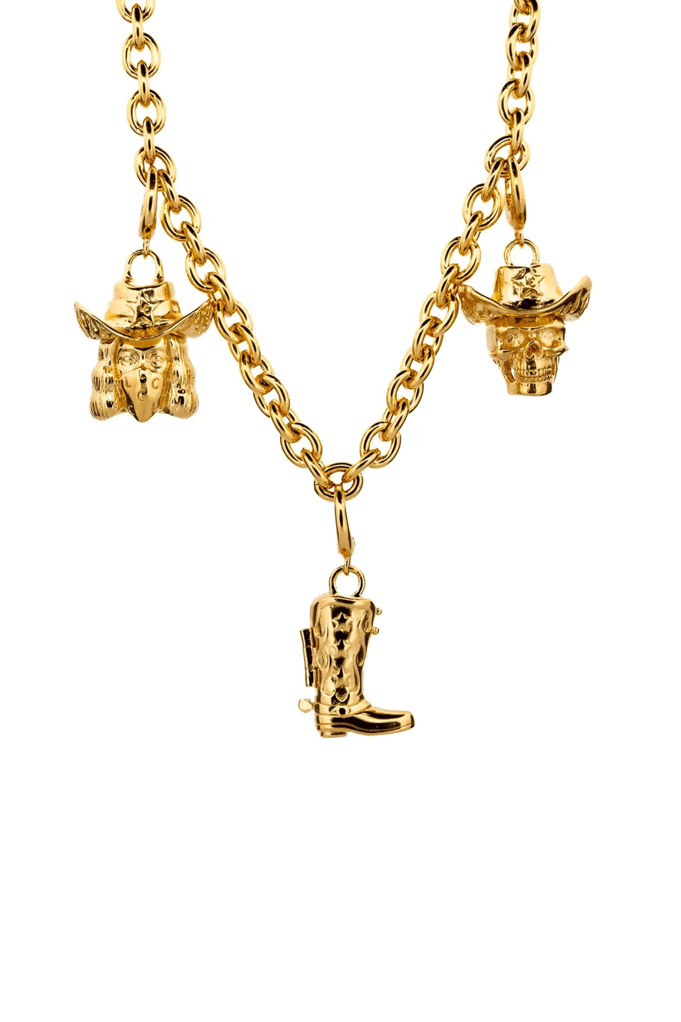 Rodeo Charm Necklace | Gold