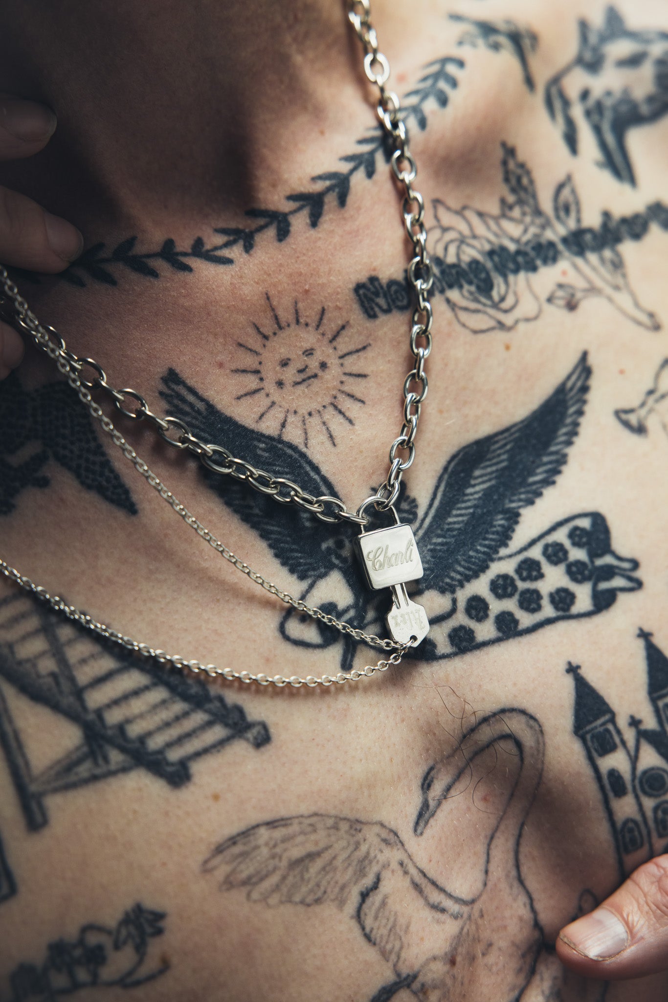 Lock and Key Necklace - Twin Kit