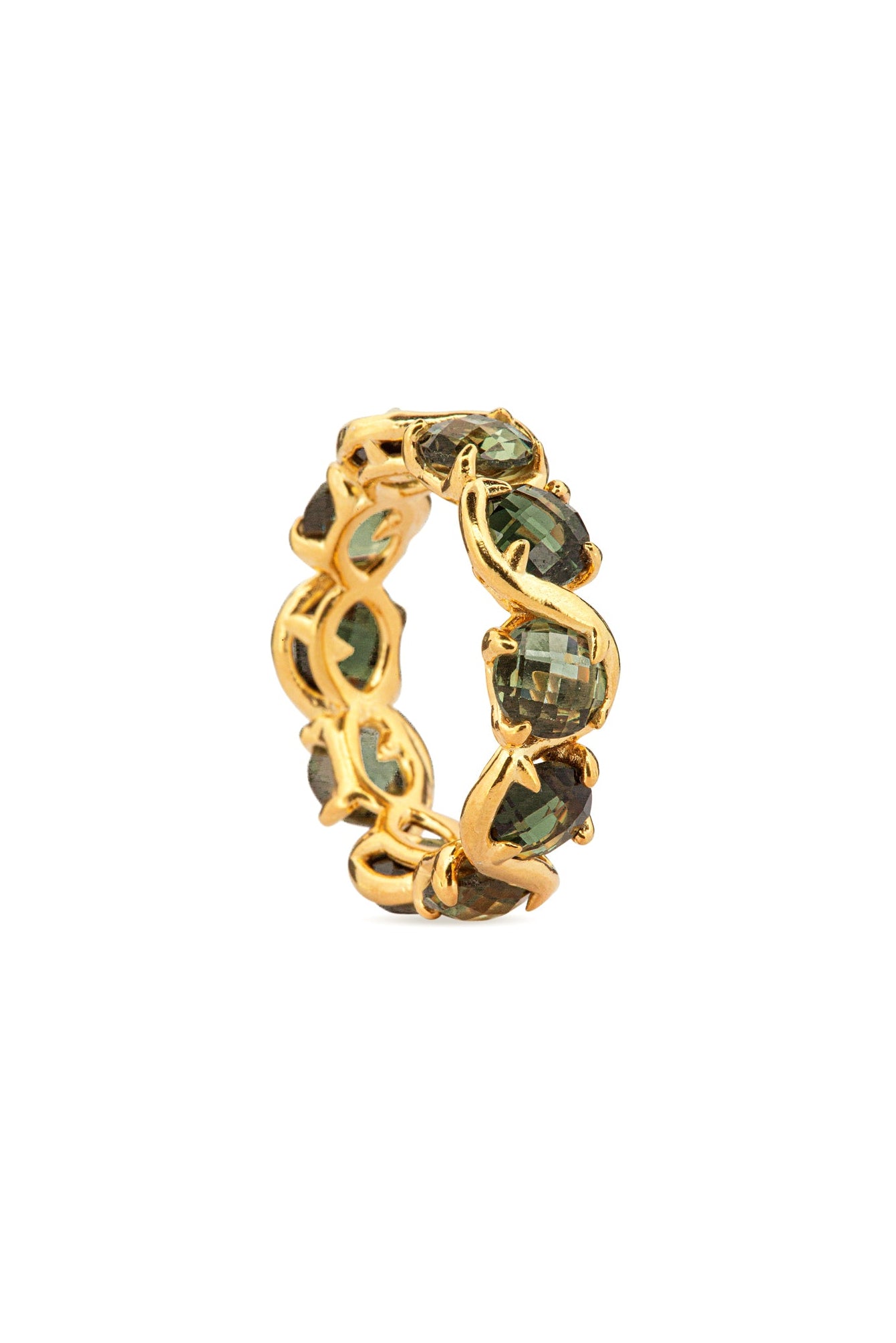 Sacred Vine Ring - Moss | Gold