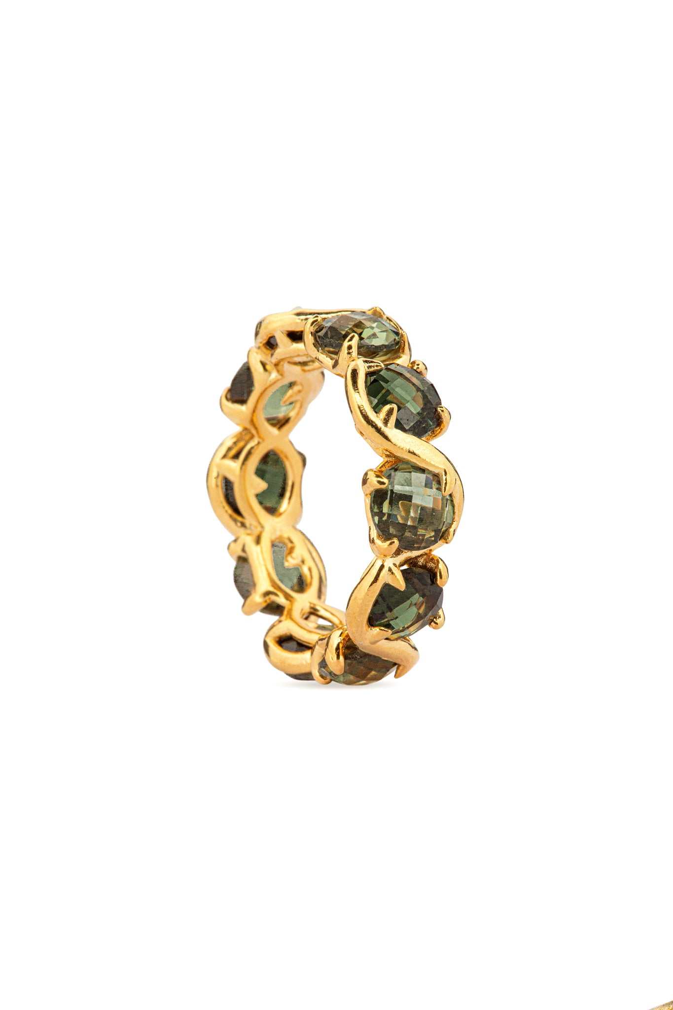 Sacred Vine Ring - Moss | Gold