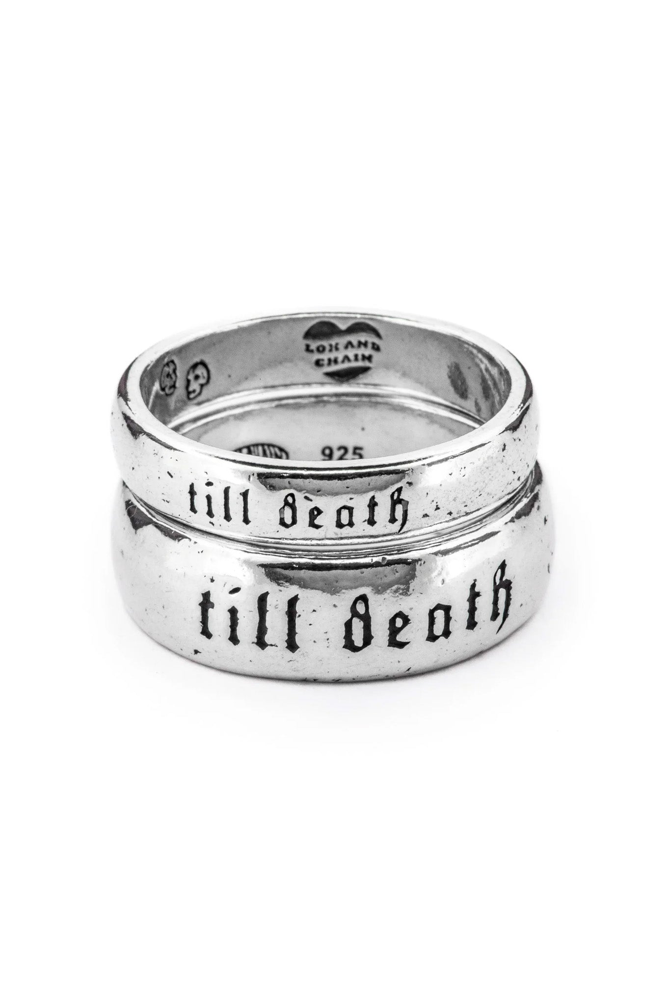Till Death Ring ™ - Twin Kit Standard + XL | Silver