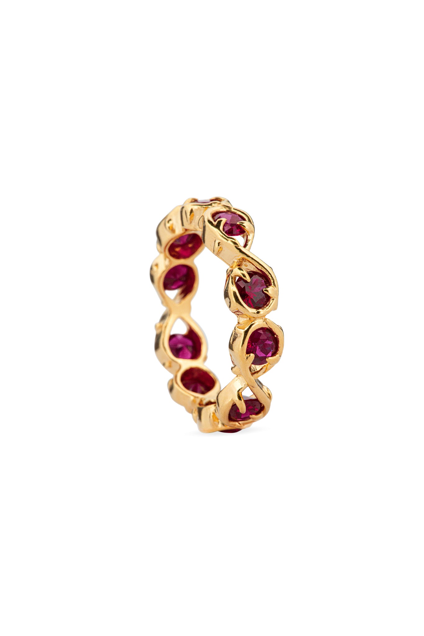 Needles Ring - Crimson | Gold