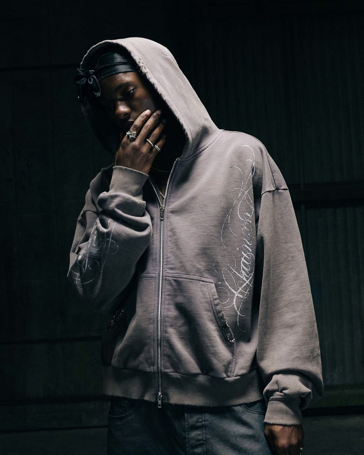 Cowgirls Hoodie - Black Smoke