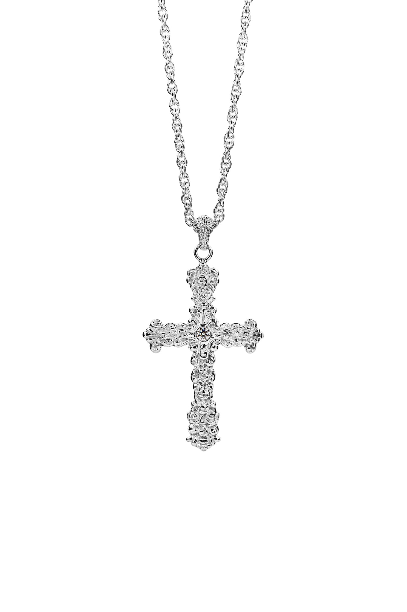 Baroque Cross - Rope Chain