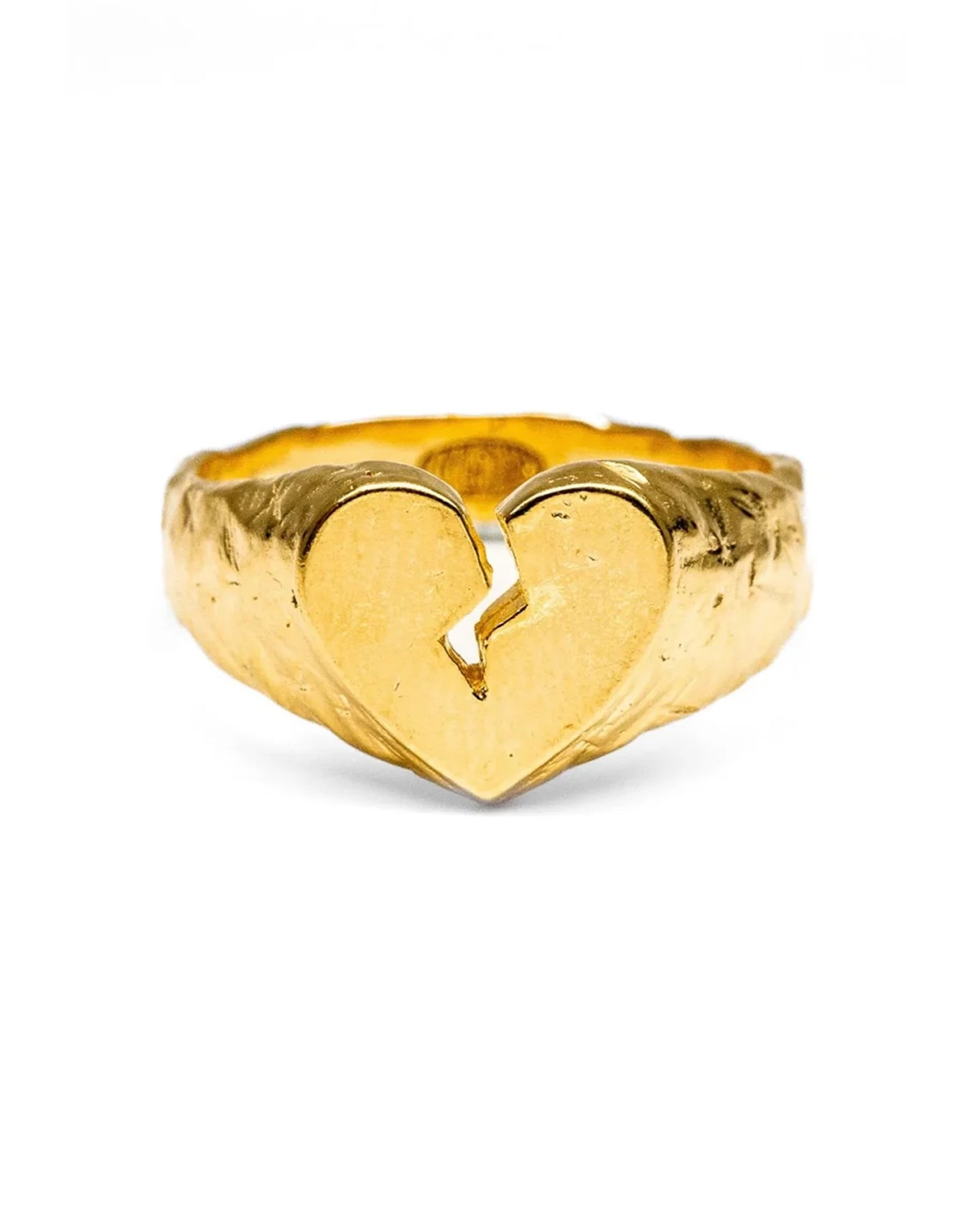 Broken Heart Signet I Gold