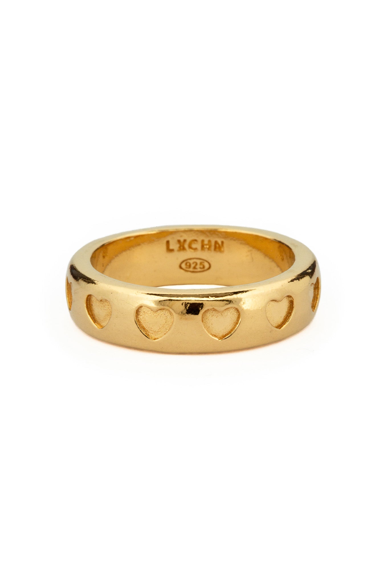 Hearts xo ll Ring | Gold