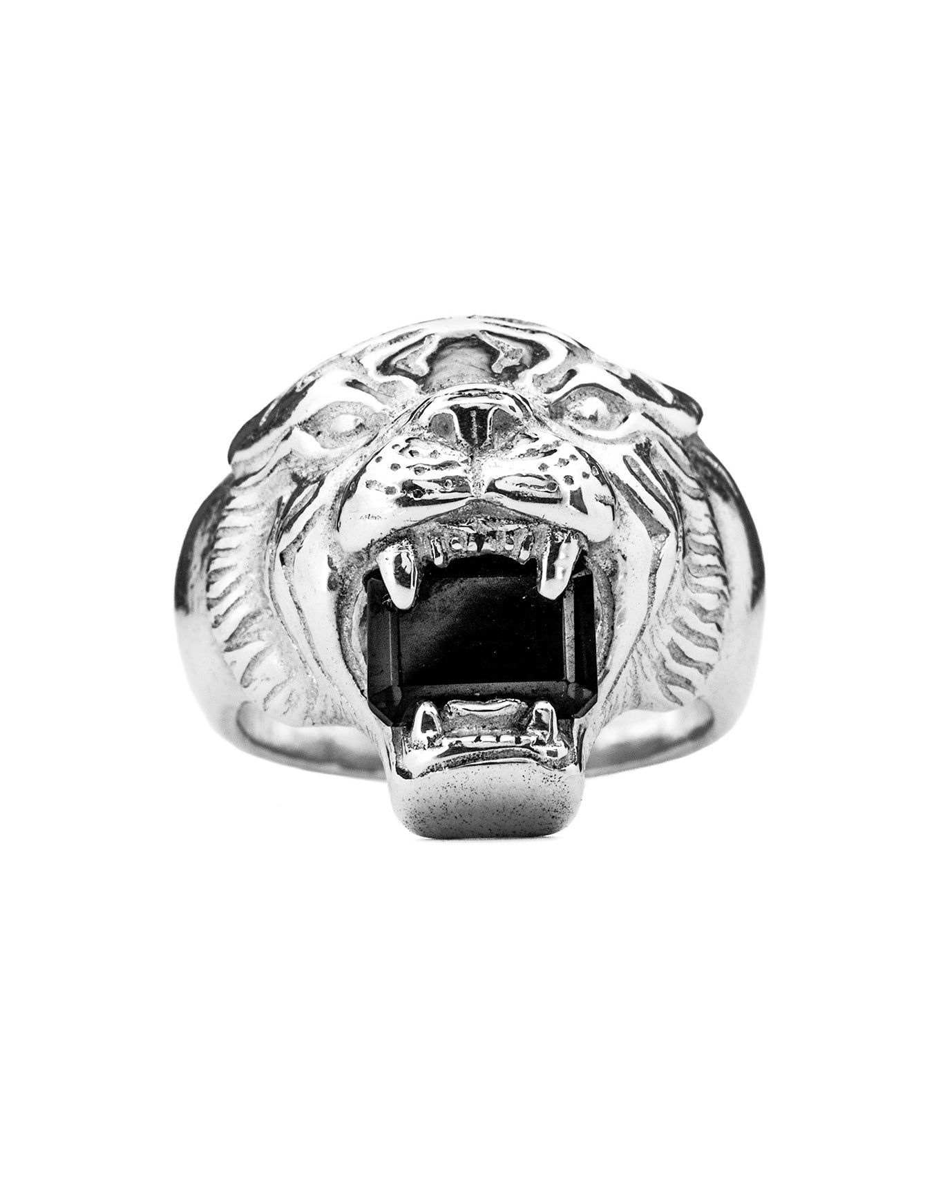 Love Kills Signet - Black Zircon