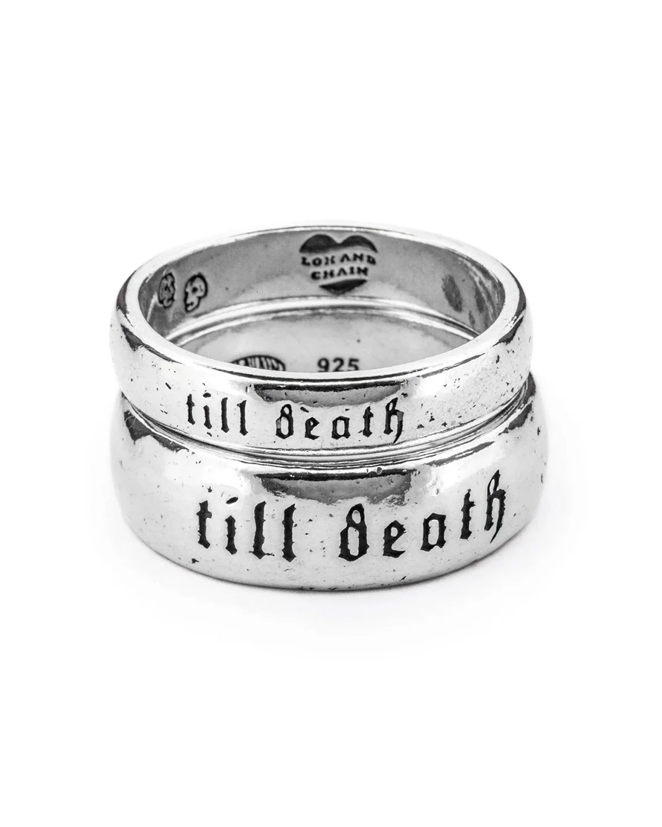 Till Death Ring ™ - Twin Kit Standard + XL | Silver