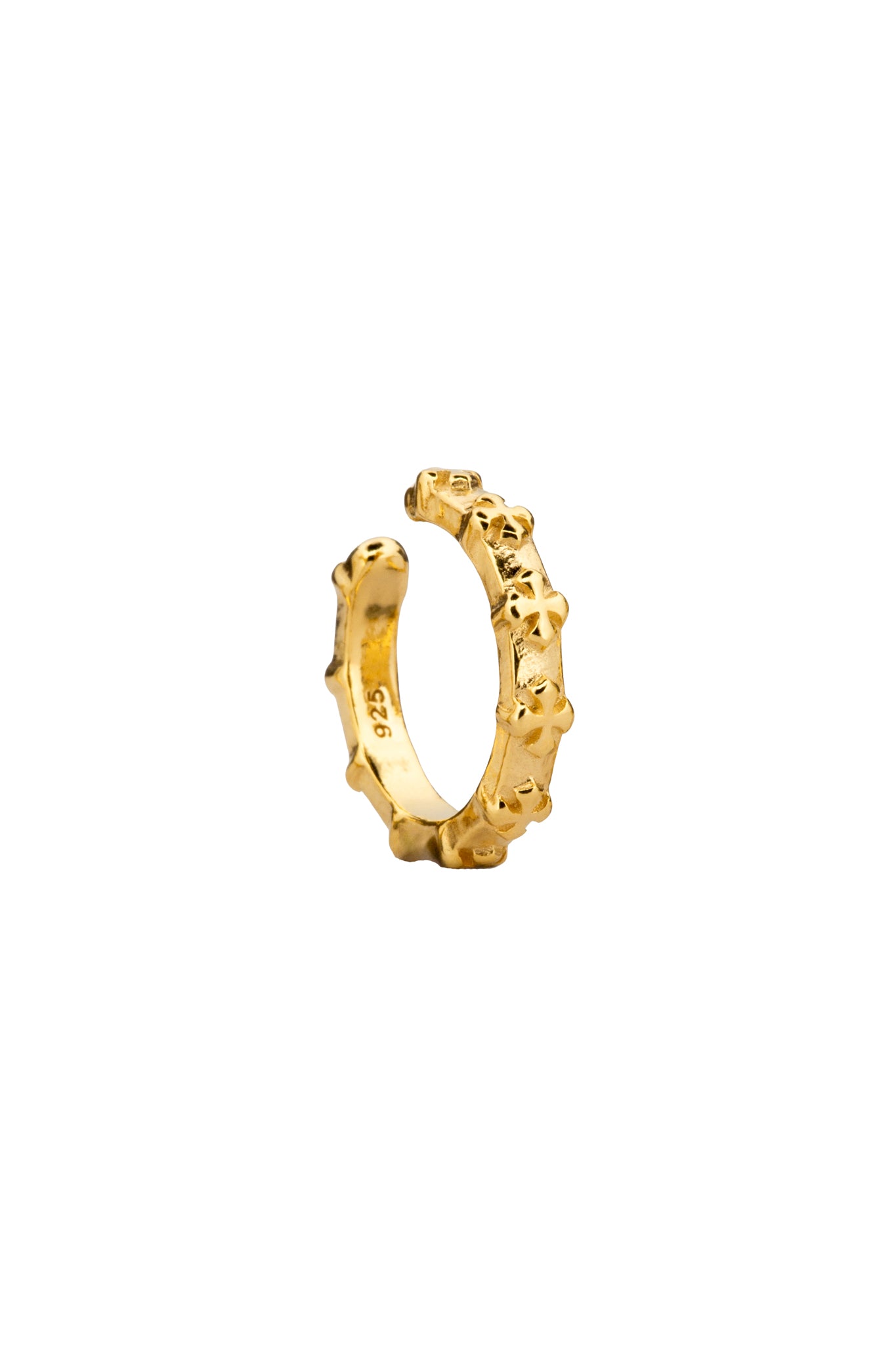Cross Ear Cuff | Gold