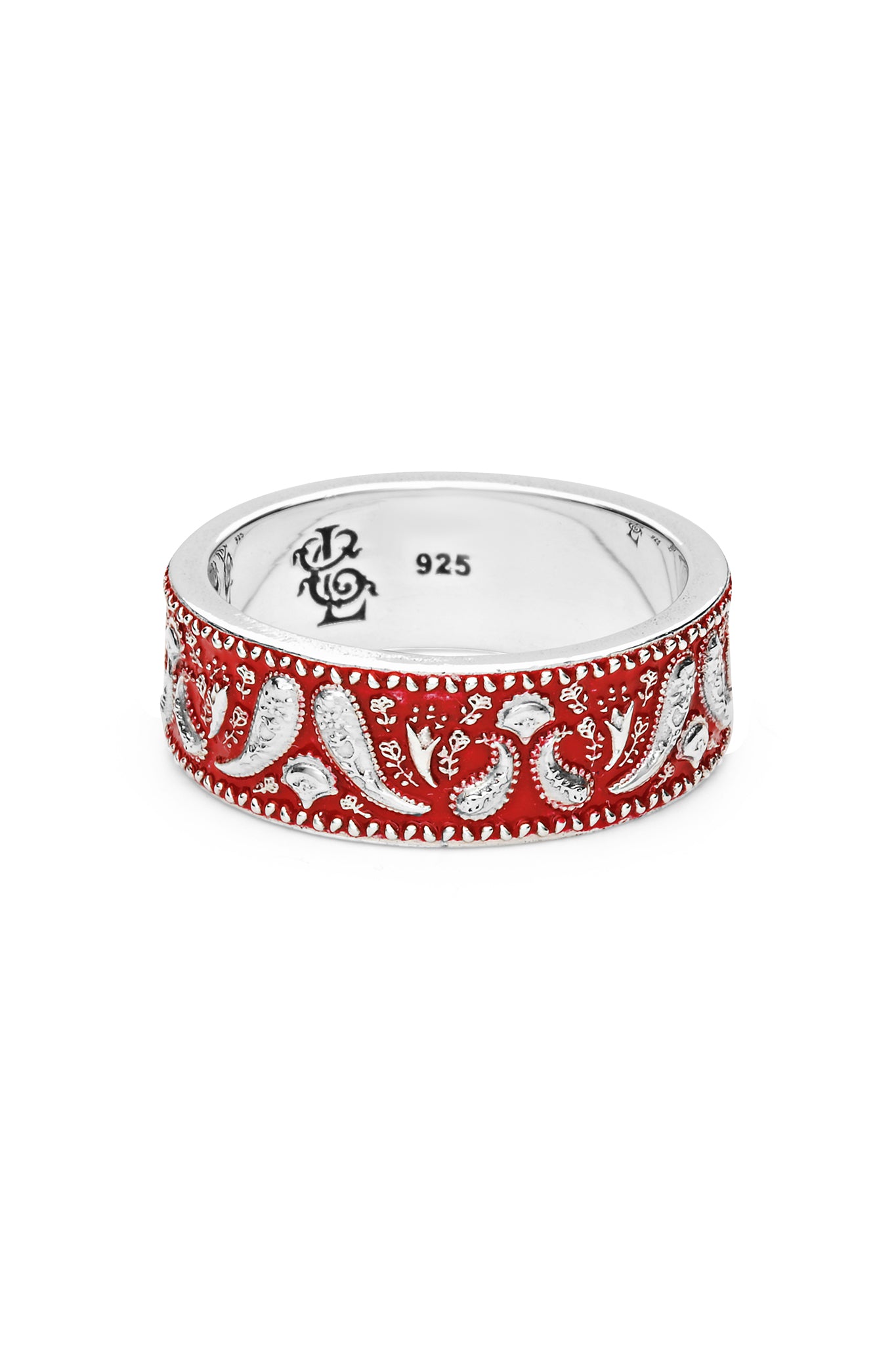 Bandana Ring - Red Enamel
