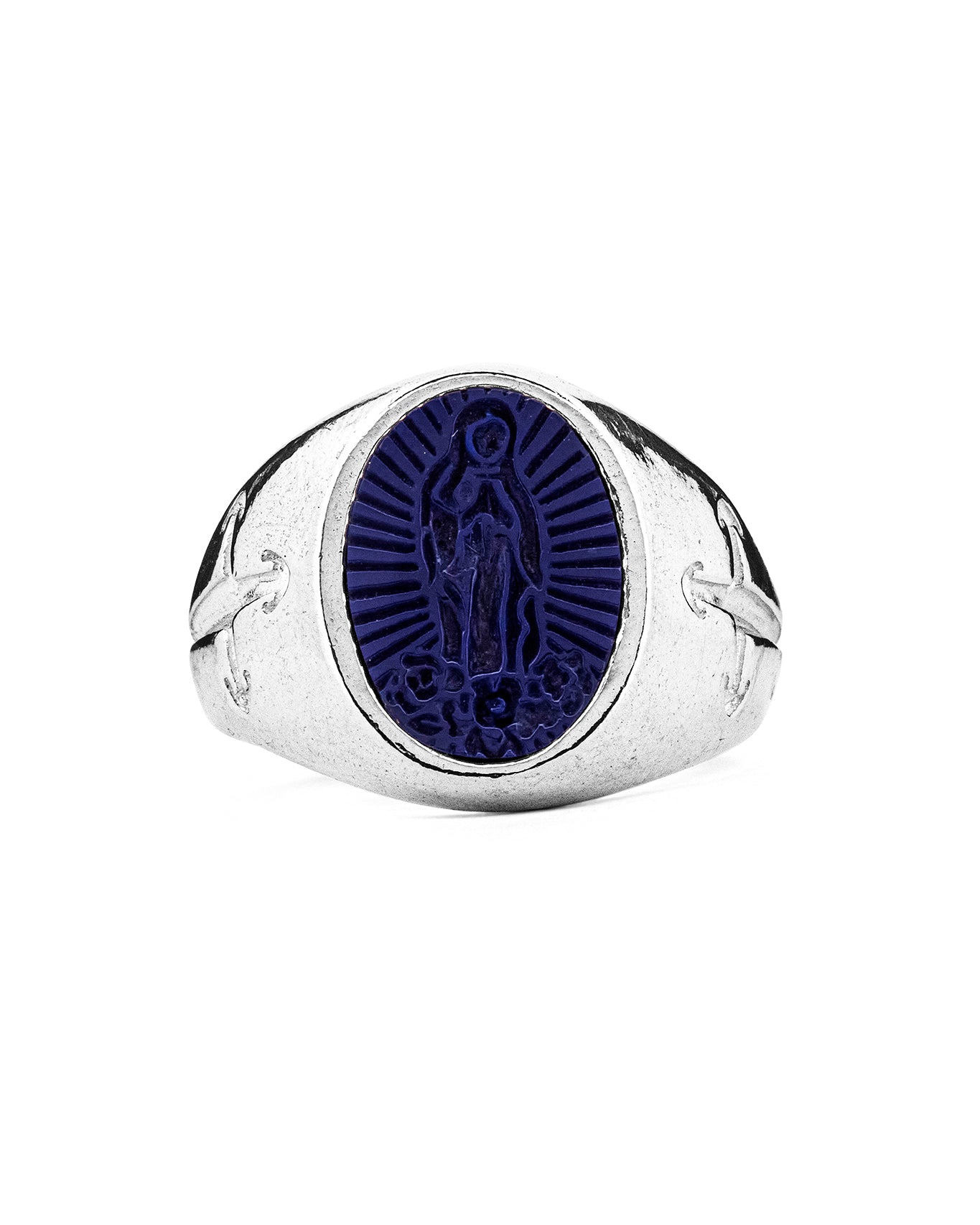 Ave Maria Signet - Blue Resin