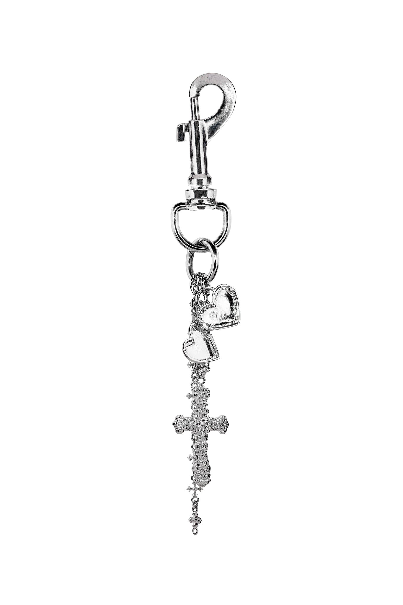 Cross Heart Key Chain