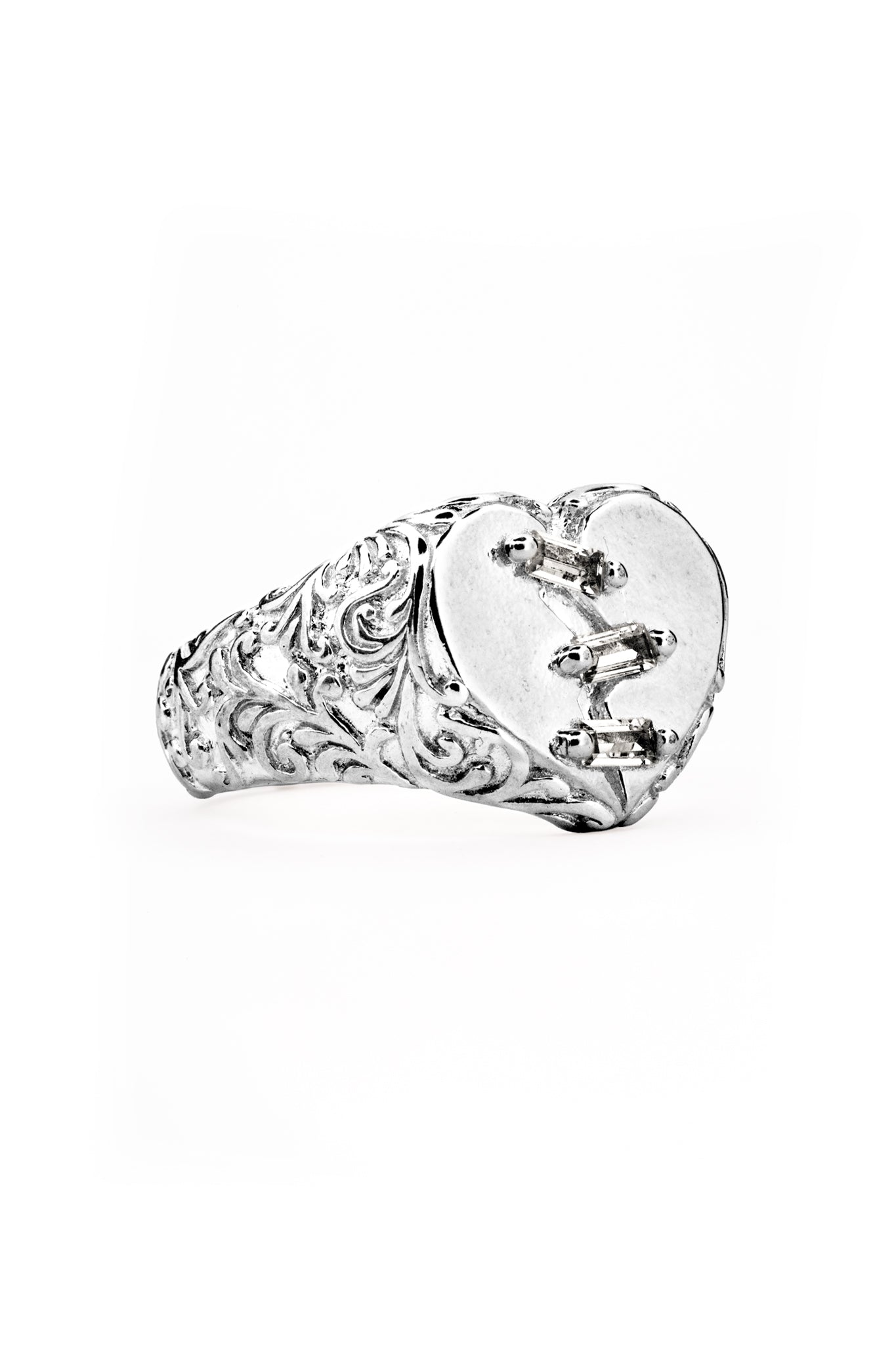 Stitched Heart Signet