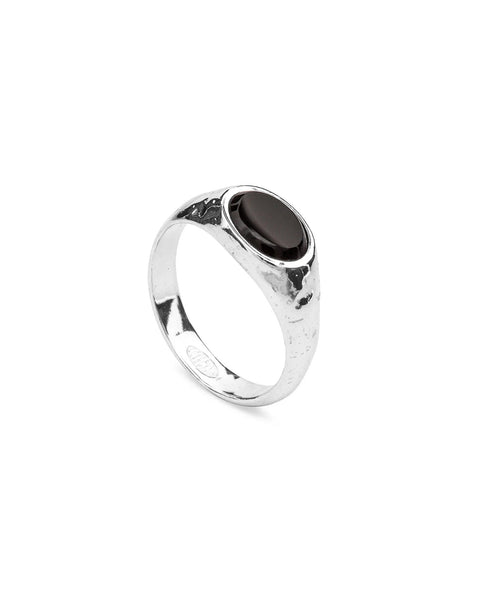アクセサリー ONYX PYLITE MIX LIMITED 2015 RING Jupiter Signet - Black Onyx – Lox & Chain
