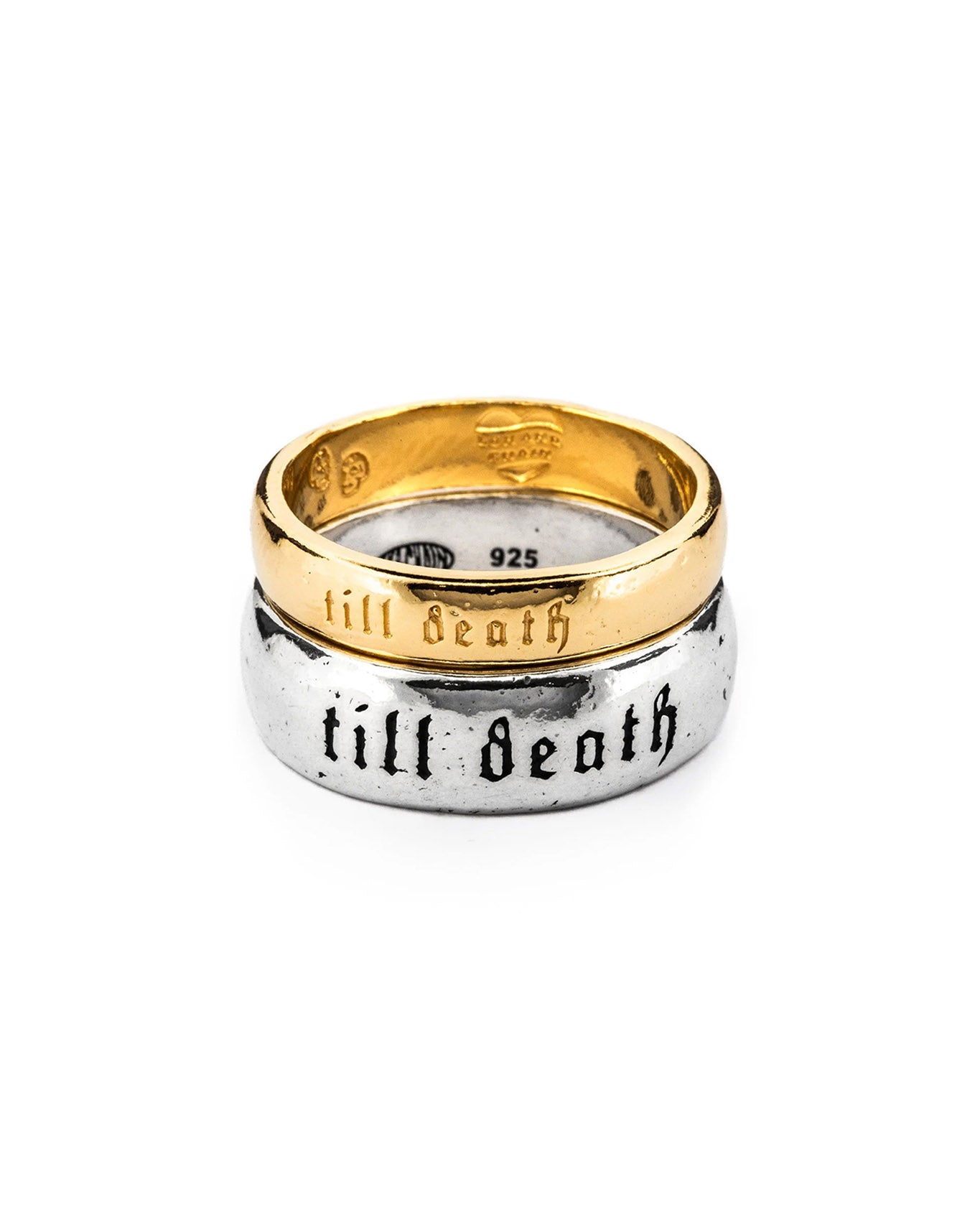 Till Death Ring ™ - Twin Kit Standard + XL | Gold & Silver