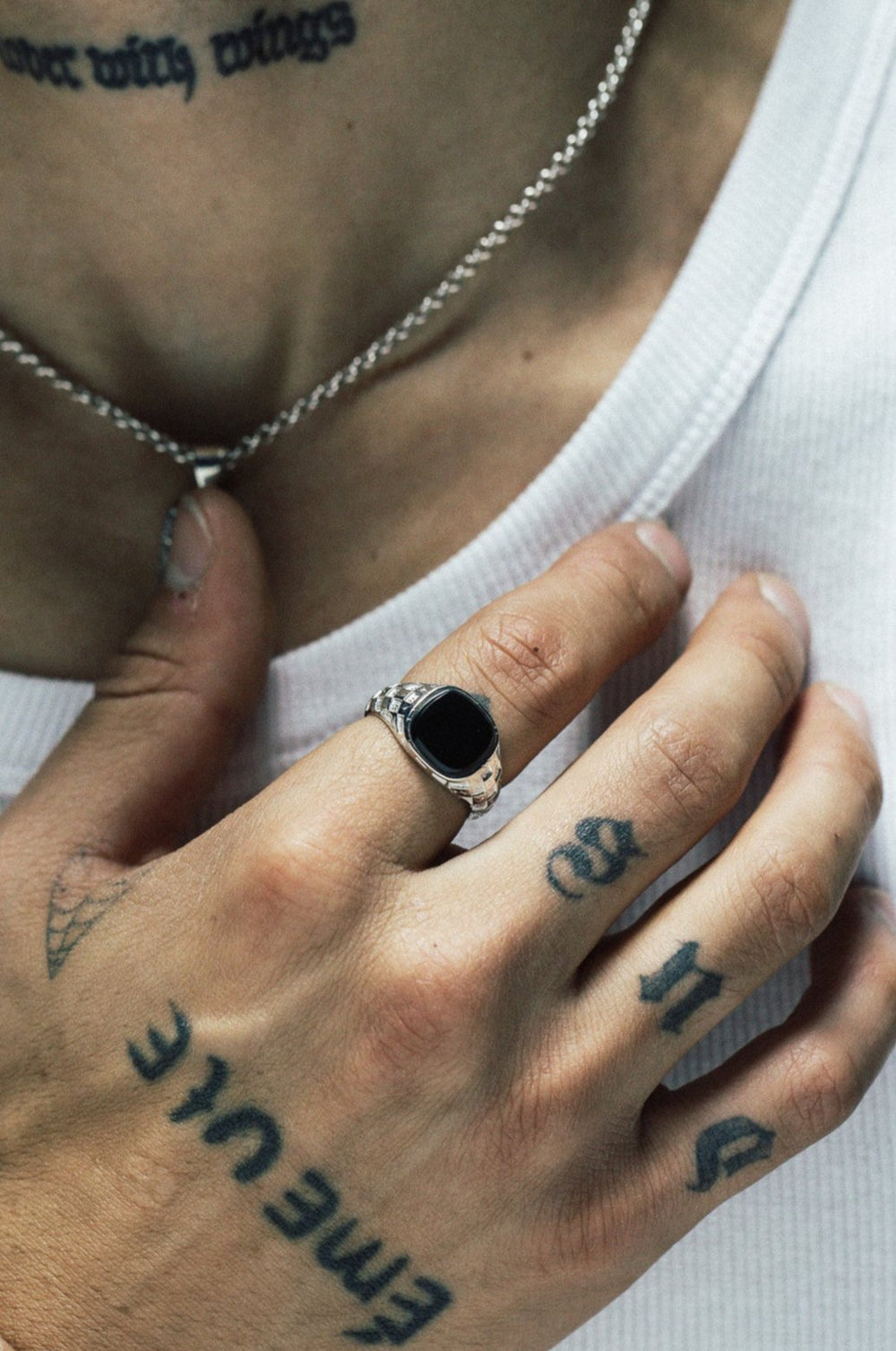 Check Signet - Black Onyx