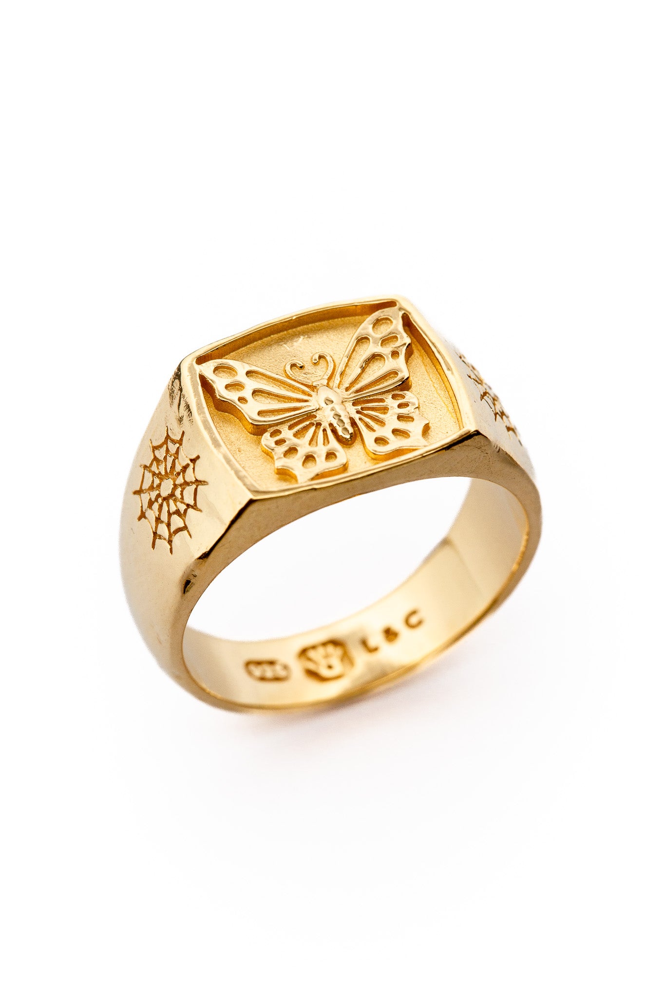 Butterfly Signet I Gold
