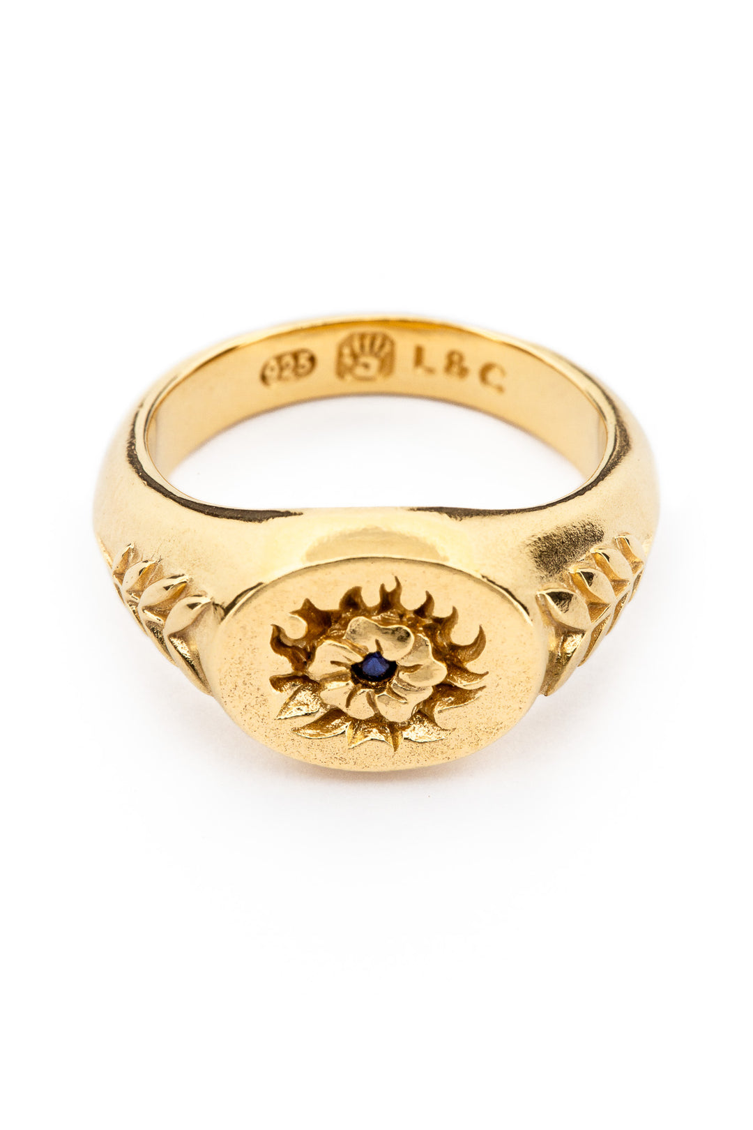 Violets Are Blue Signet I Gold