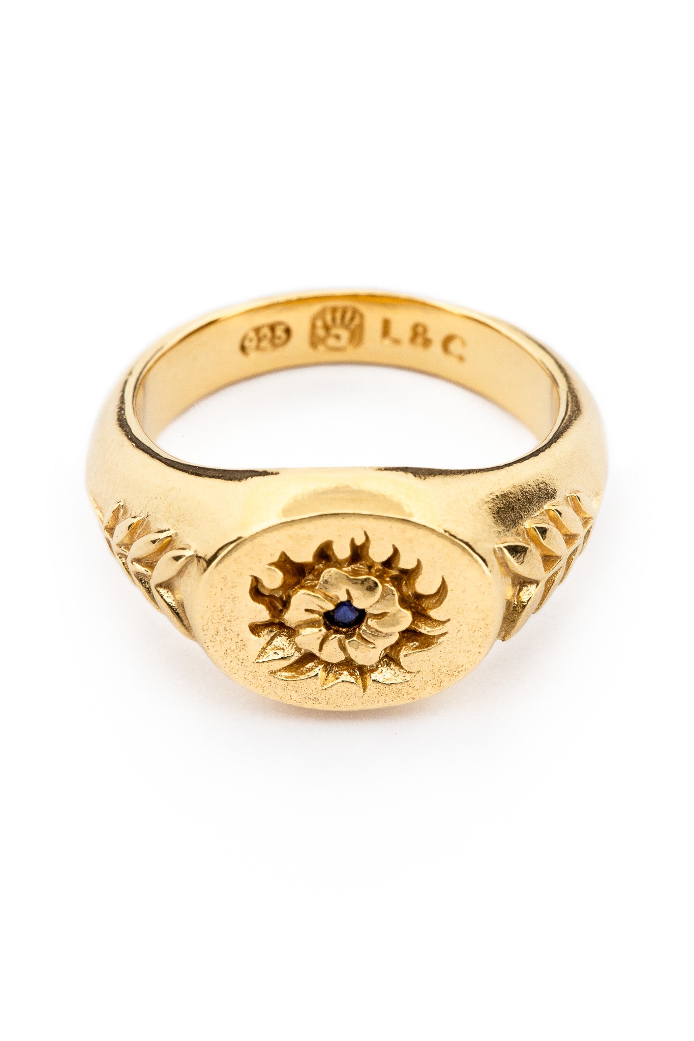 Violets Are Blue Signet I Gold