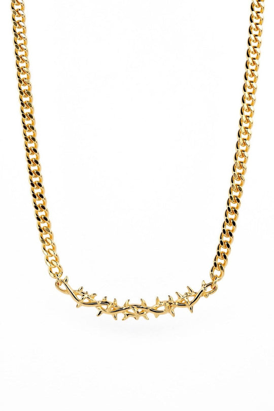 Thorned Necklace I Gold