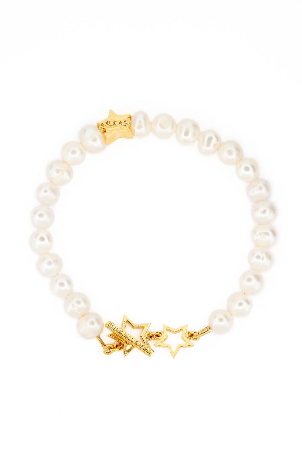 Lucky Star Pearl Bracelet