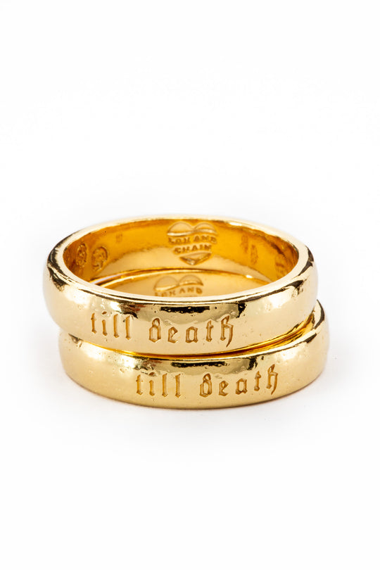 Till Death Ring - Twin Kit | Gold
