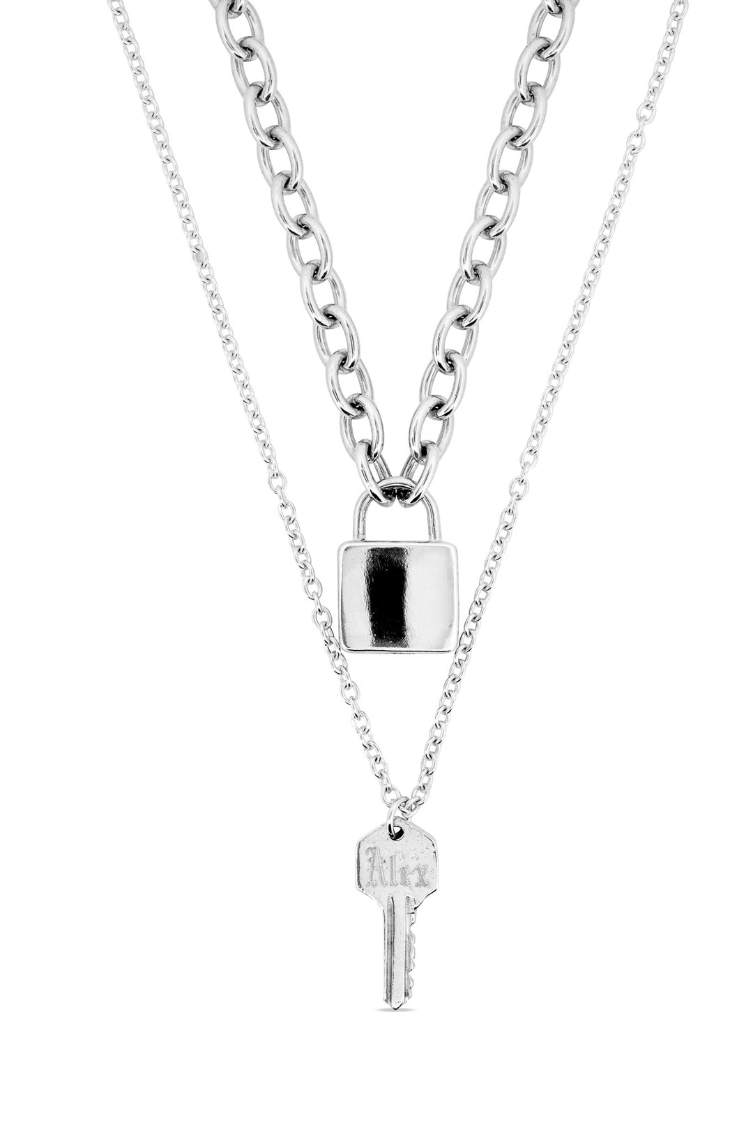 Lock and Key Necklace - Twin Kit