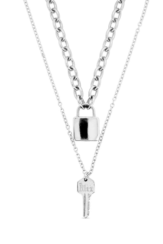 Lock and Key Necklace - Twin Kit