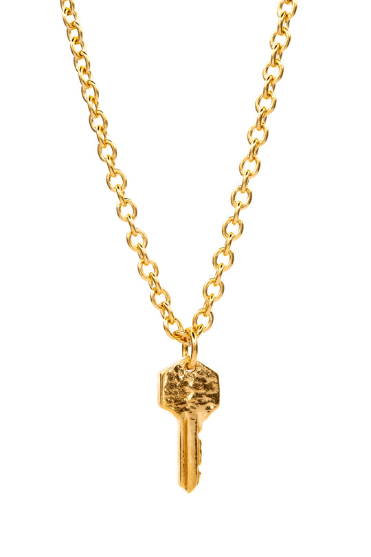 Lil' Key Necklace | Gold