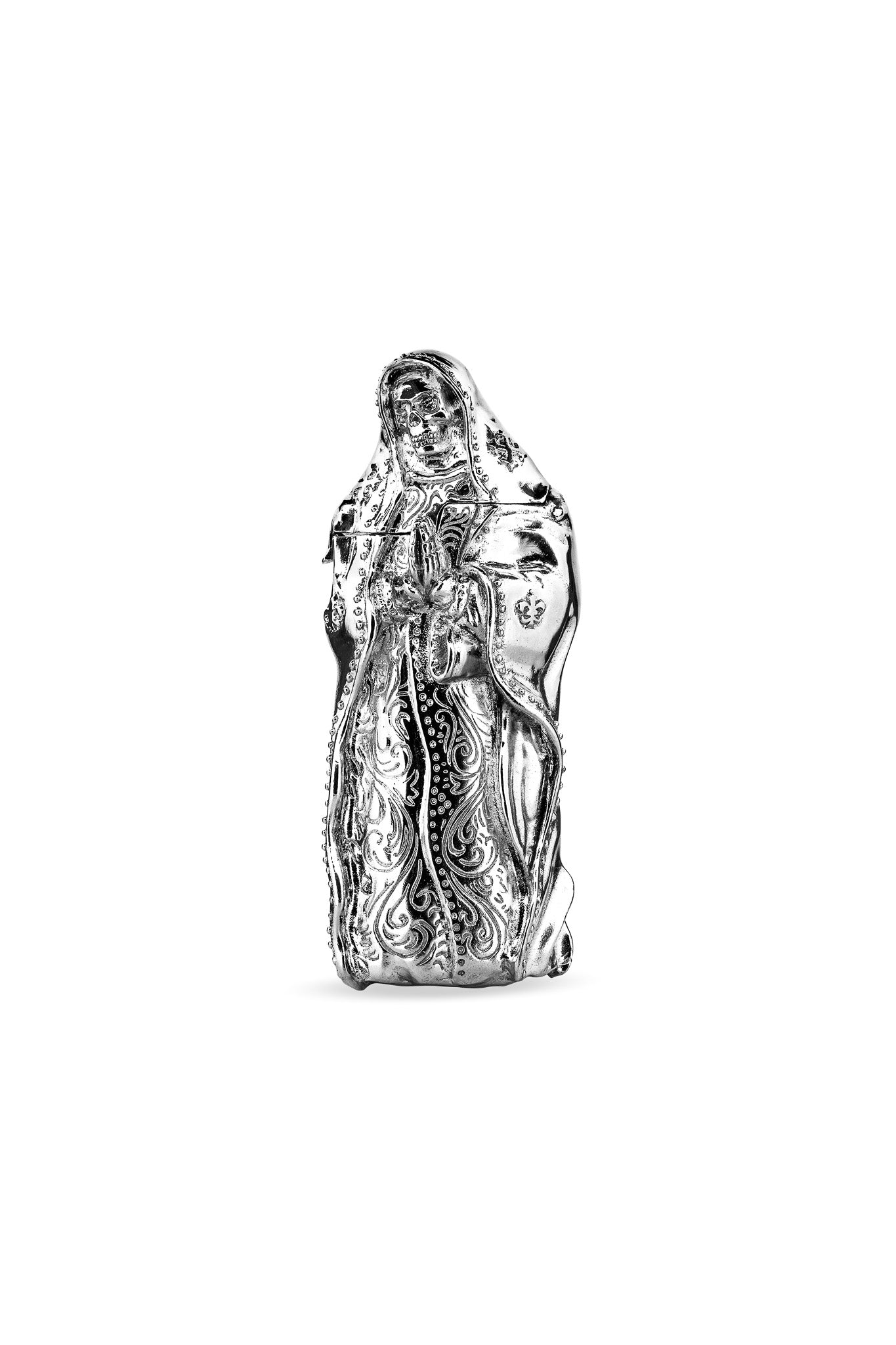 Santa Muerte Lighter Cover – Lox & Chain