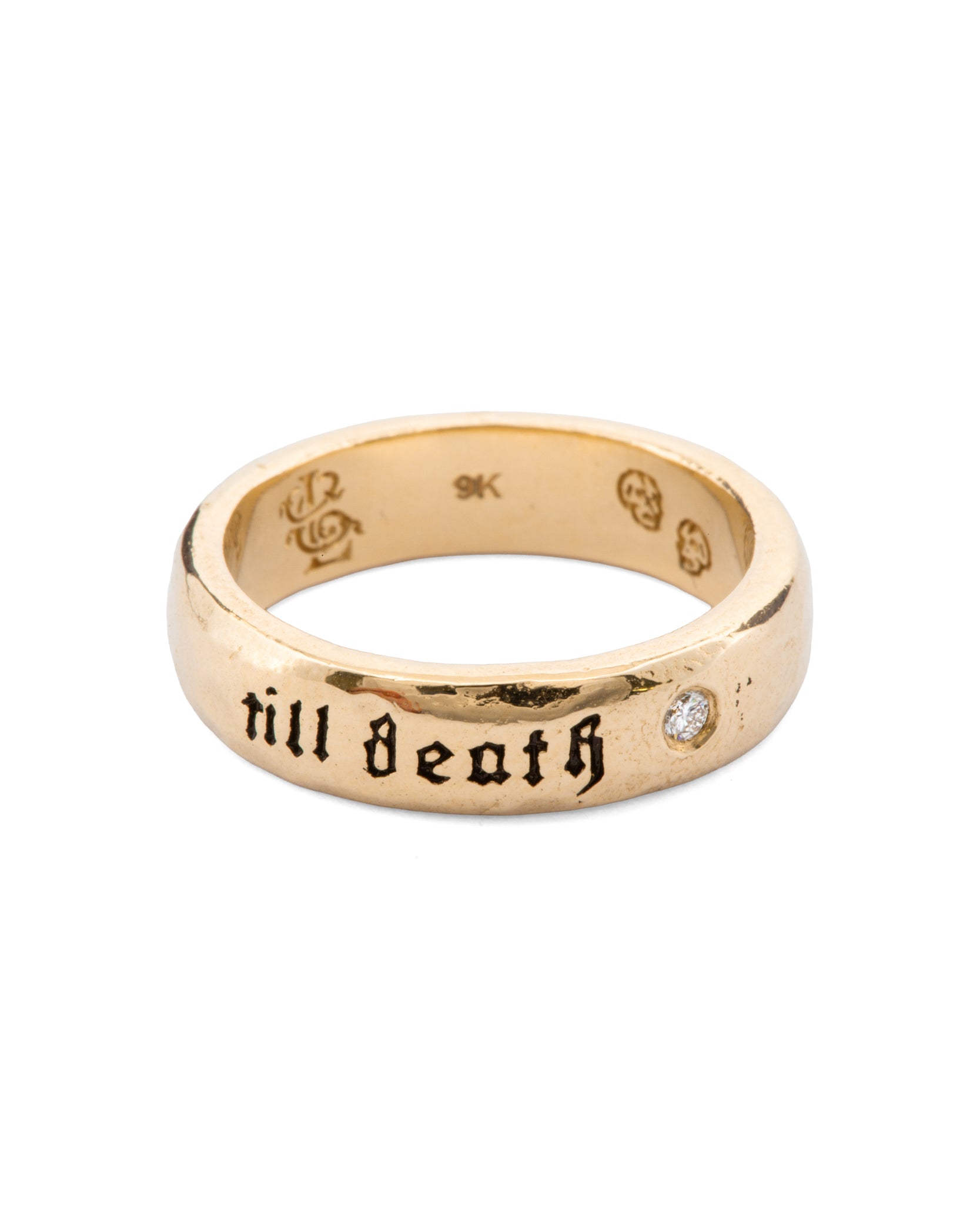 Till Death Ring - Diamond | 9k Solid Gold
