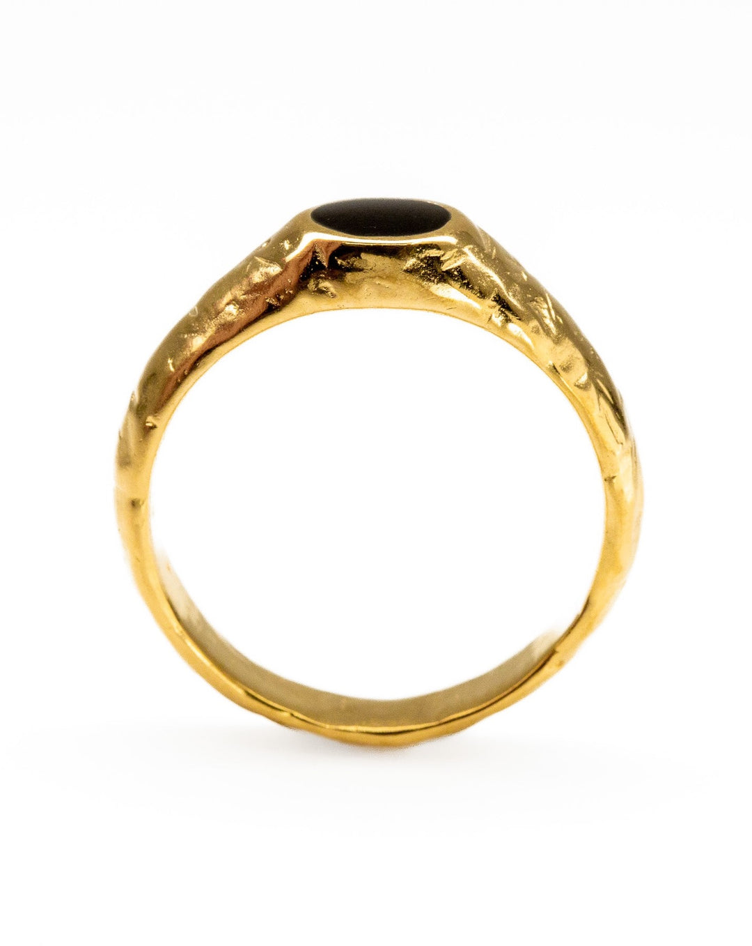 Pluto II Ring  - Onyx | Gold
