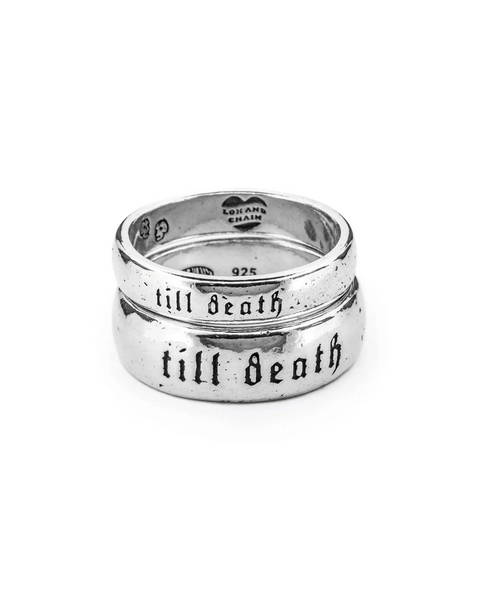 Till Death Ring ™ - Twin Kit Standard + XL | Silver – Lox & Chain