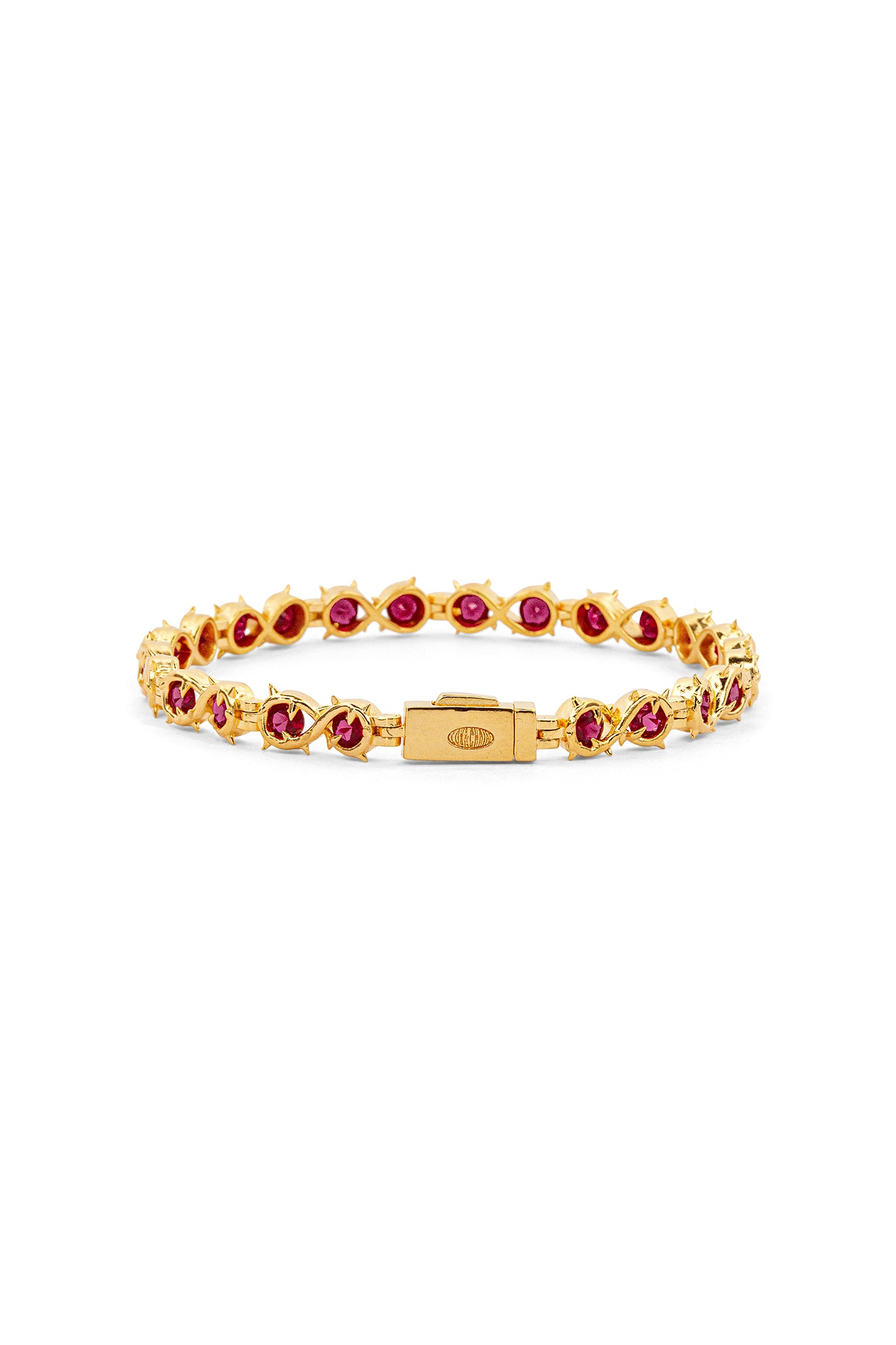 Needles Bracelet - Crimson | Gold