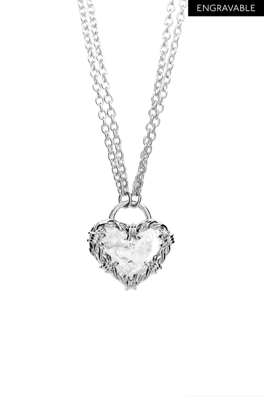 Barbwire Heart Locket