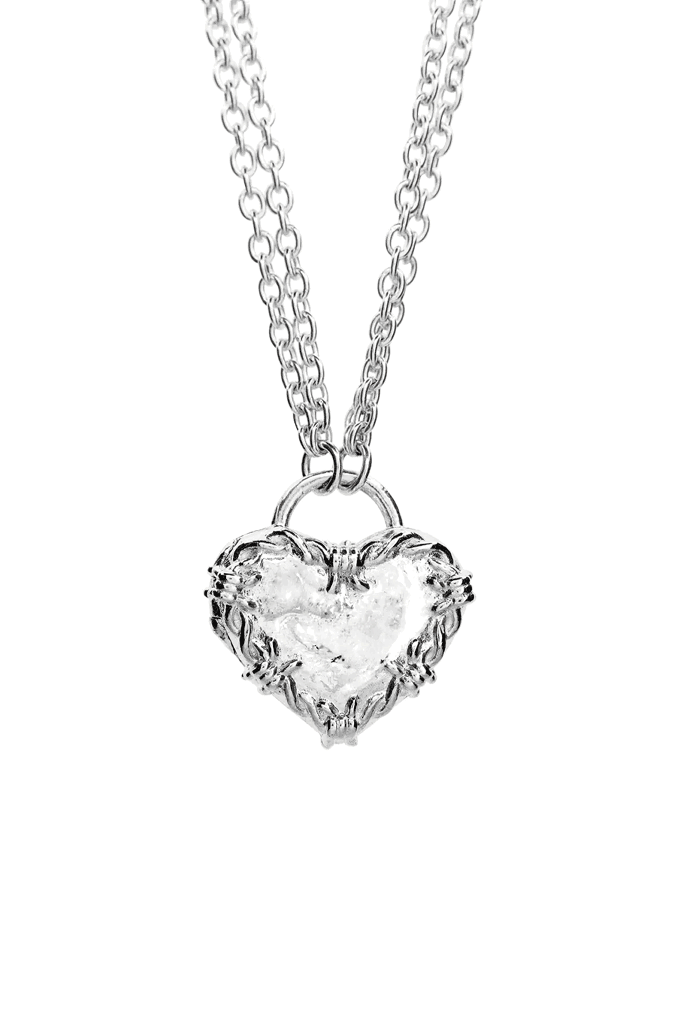 Barbwire Heart Locket