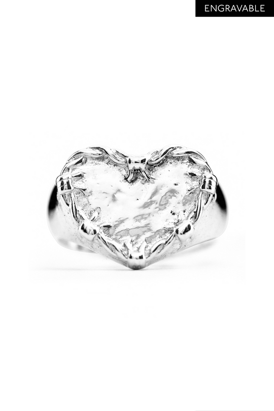 Barbwire Heart Signet