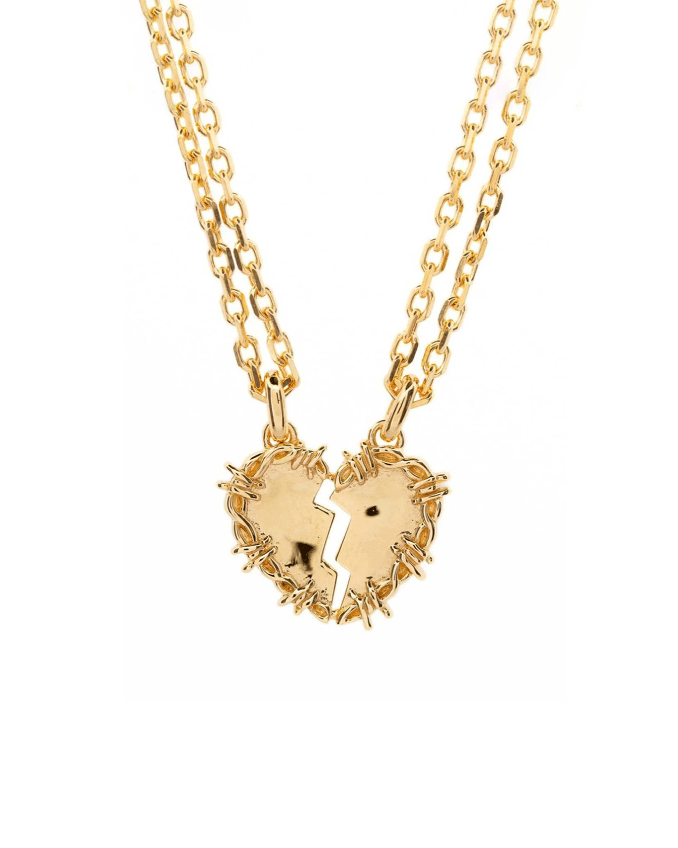 Breakable Heart Necklace I Gold