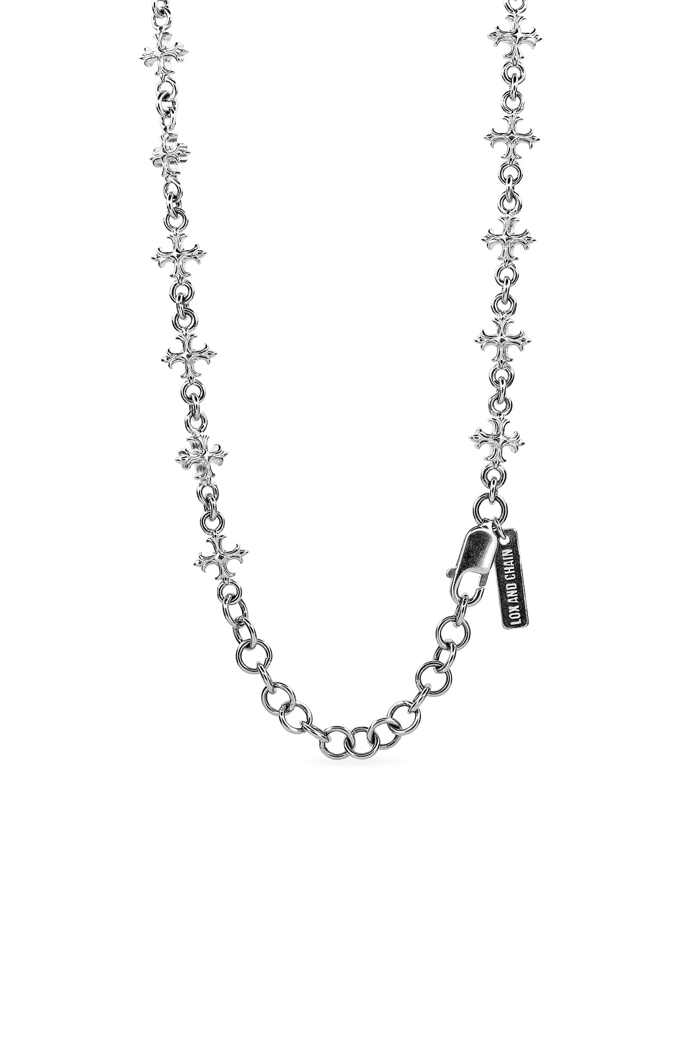 Small Baroque Cross Necklace