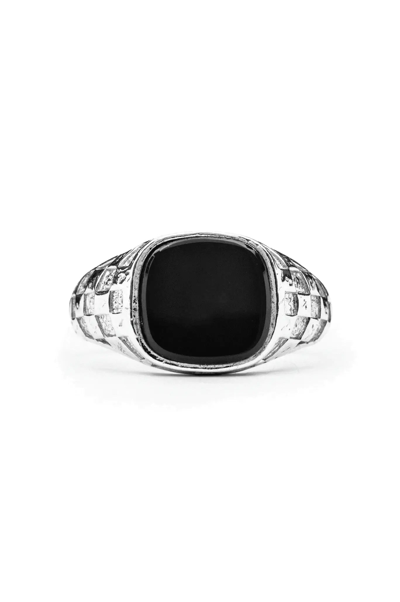 Check Signet - Black Onyx