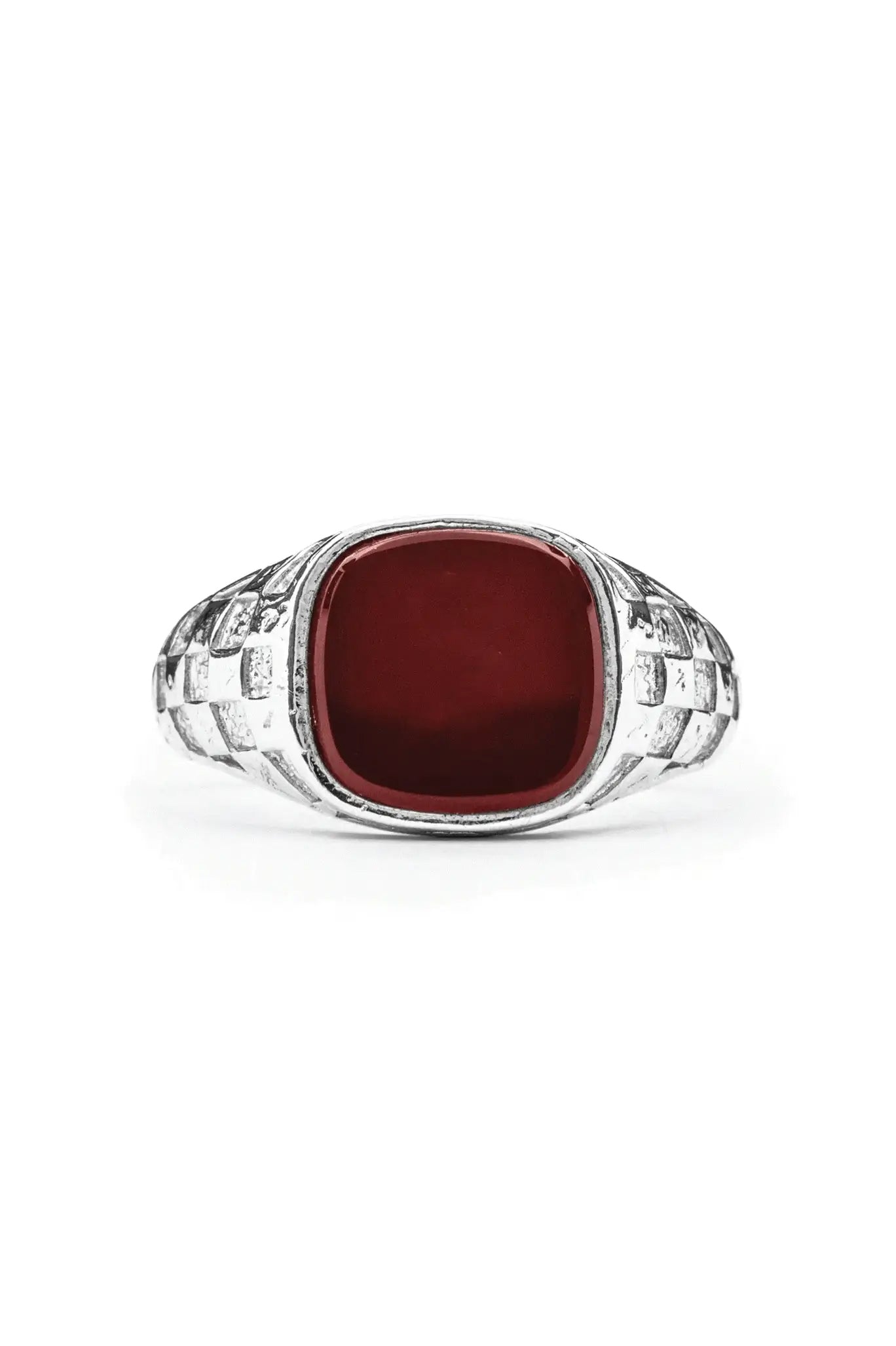 Check Signet - Carnelian Stone