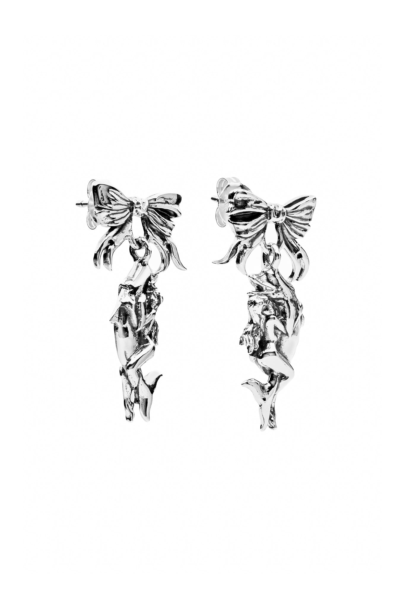 I Wish You Could Swim Like Dolphins Can Swim Earrings